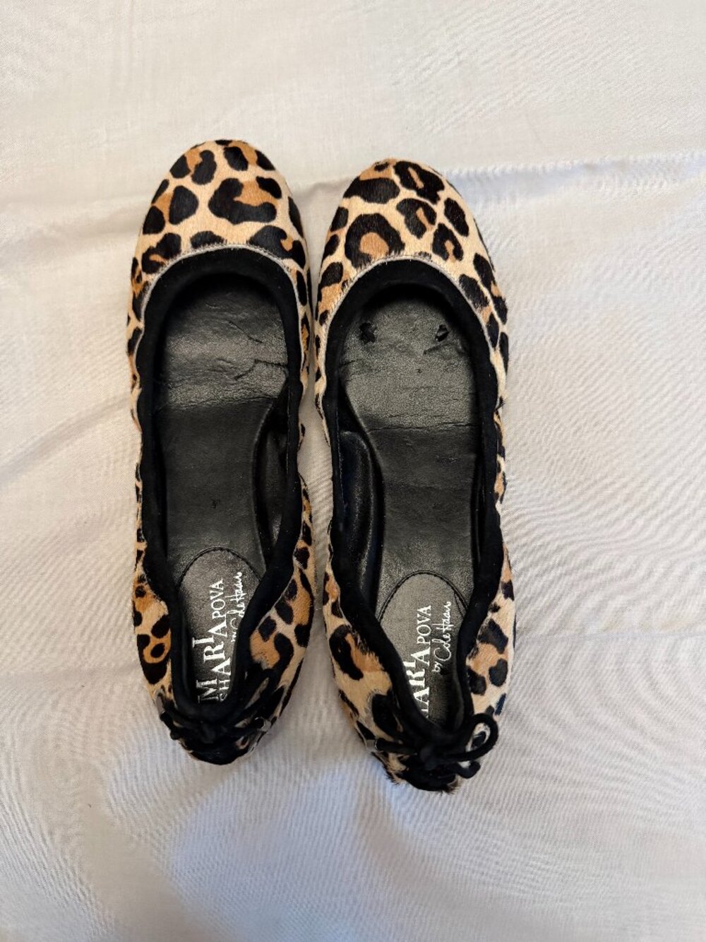 Maria Sharapova x Cole Haan Leopard Haircalf Ballet Flats 8B